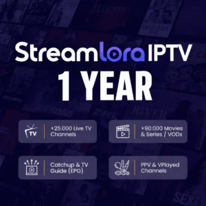 1 Year IPTV Subscription