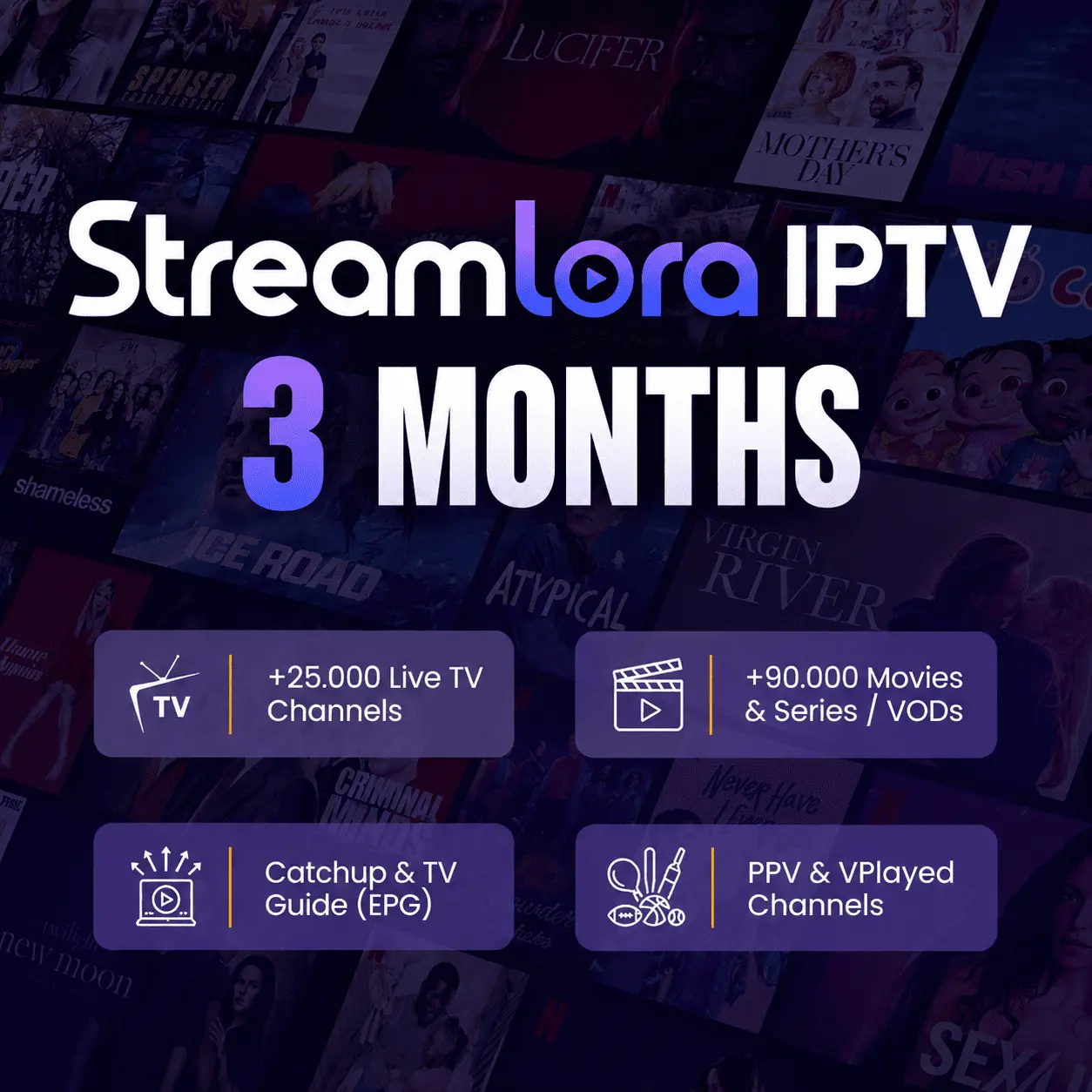 3 Months IPTV Subscription